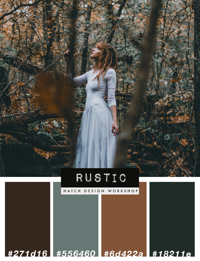 Rustic Color Palette Scheme