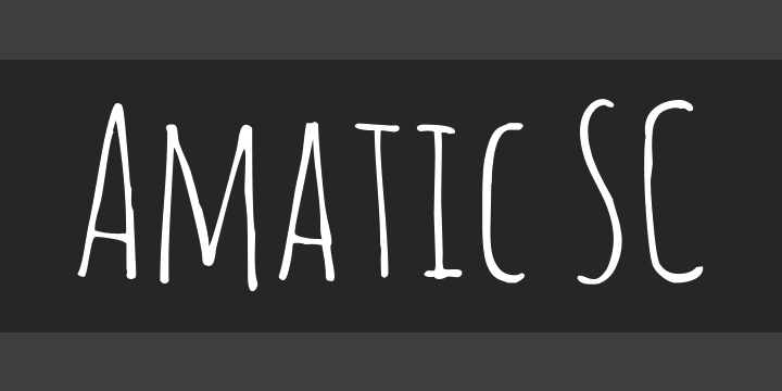 Amatic Font Free Font