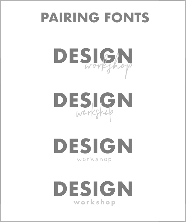 Font Pairings Combinations